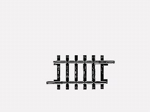 Marklin MN02202 K Track Straight Track 45mm HO