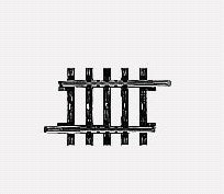 Marklin MN02208 K Track Straight Track 35.1mm HO