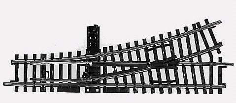 Marklin MN02265 K Track Left Hand Turnout 424.6mm Radius 30 Degree HO