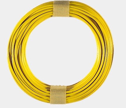 Marklin MN07103 Single Conductor Wire Yellow (10m)