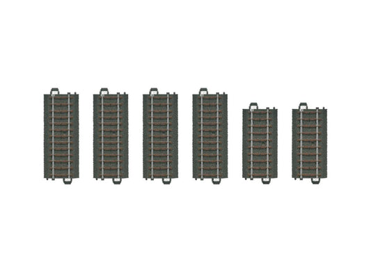 Marklin MN20099 Start Up C Track Straight 94.2mm (4) & Straight 77.5mm (2) HO