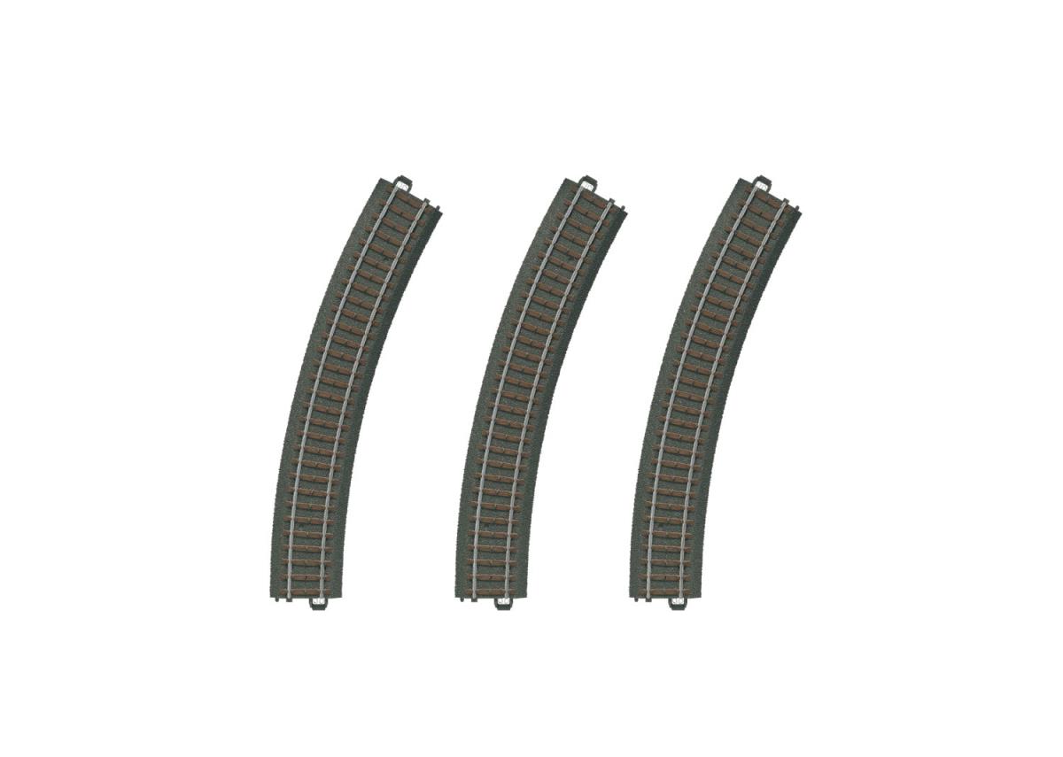 Marklin MN20230 Start Up C Track Curved Track R2 437.5mm 24.3 Degree (3) HO
