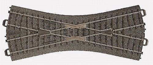 Marklin MN24640 C Track Crossing 24.3 Degree HO