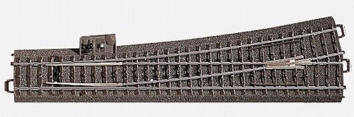 Marklin MN24711 C Track Left Hand Turnout Wide Radius 12.1 Degree HO