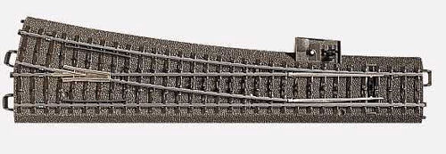 Marklin MN24712 C Track Right Hand Turnout Wide Radius 12.1 Degree HO