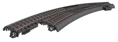 Marklin MN24771 C Track Left Hand Curved Turnout Radius 3 30 Degree HO