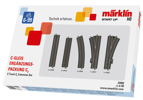 Marklin MN24902 Start Up C Track C2 Track Extension Set HO