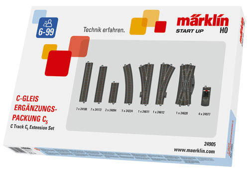 Marklin MN24905 Start Up C Track C5 Track Extension Set HO