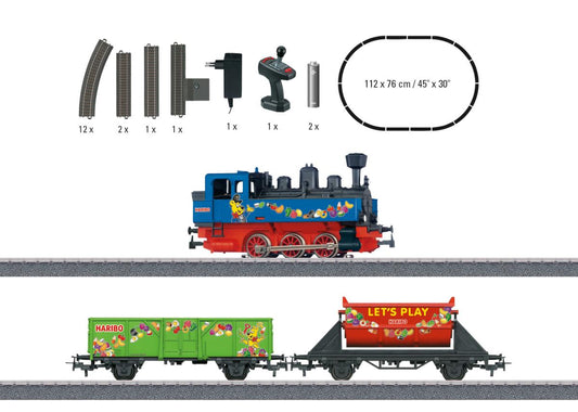 Marklin Start Up Haribo Steam Freight Starter Set (~AC) MN29132 HO Gauge