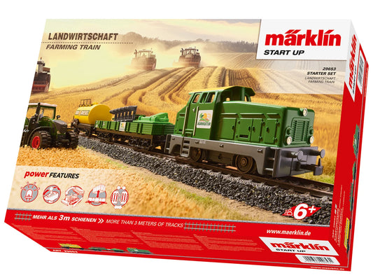 Marklin Start Up German Farming Train Set VI (~AC) MN29653 HO Gauge