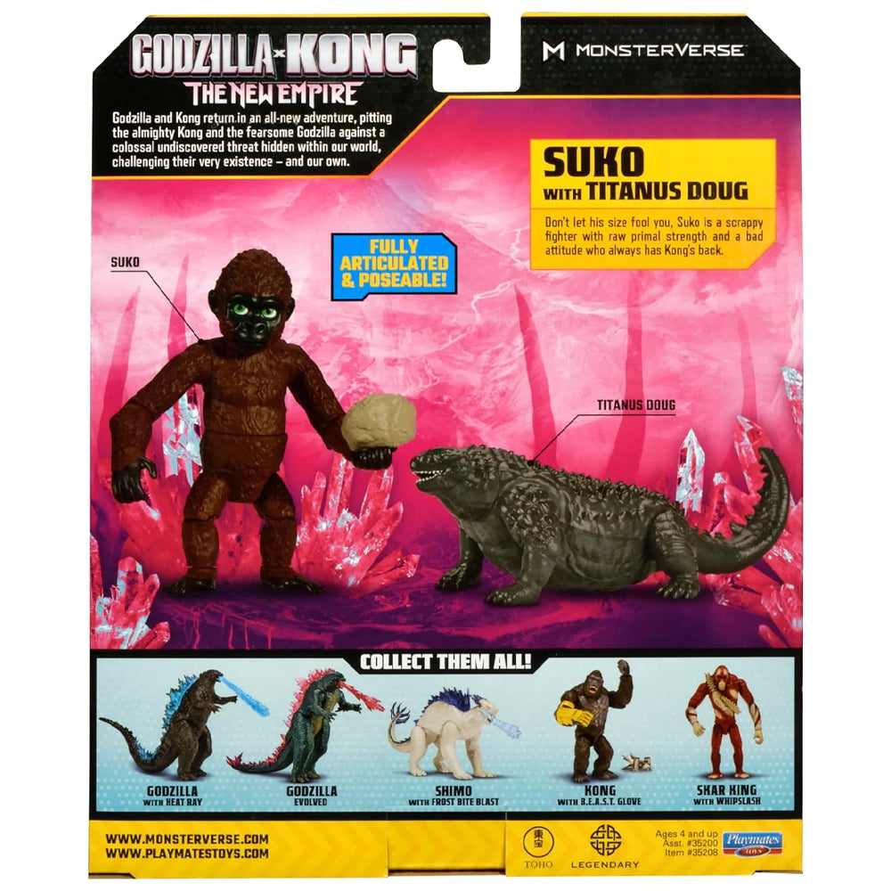 MonsterVerse Godzilla vs King Kong: The New Empire 3.5" Suko with Titanus Doug