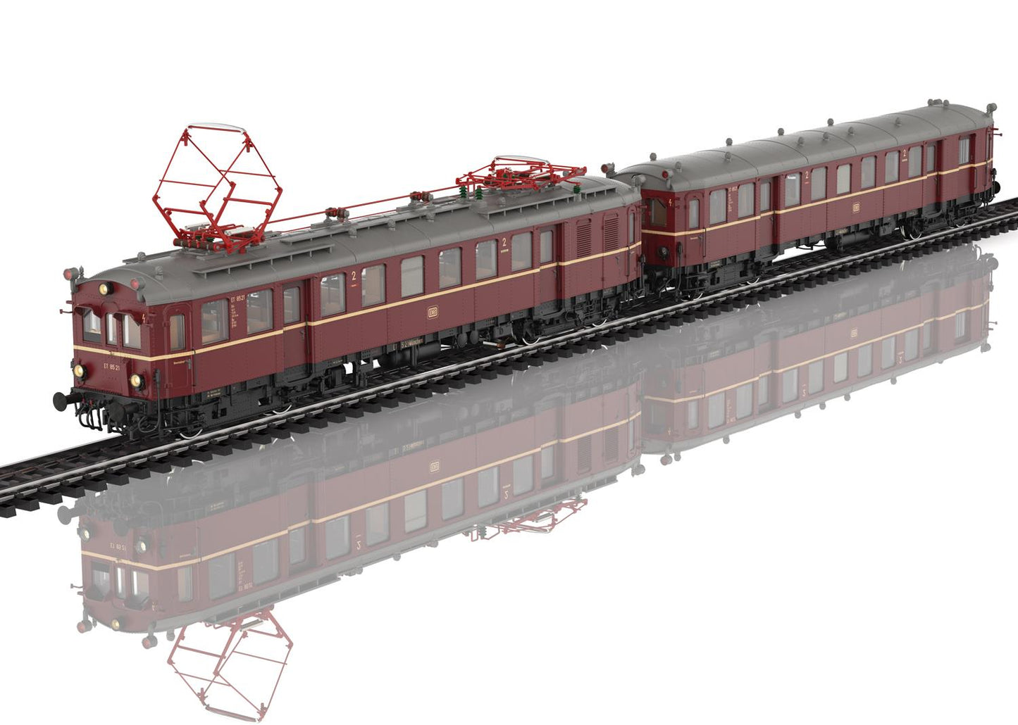 Marklin DB ET85/ES 85 Electric Railcar & Trailer III (~AC-Sound) MN39853 HO Gauge