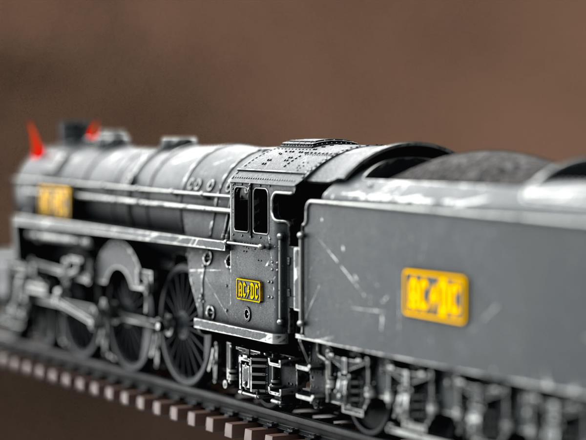 Marklin ACDC Black Ice Steam Locomotive (~AC-Sound) MN39966 HO Gauge
