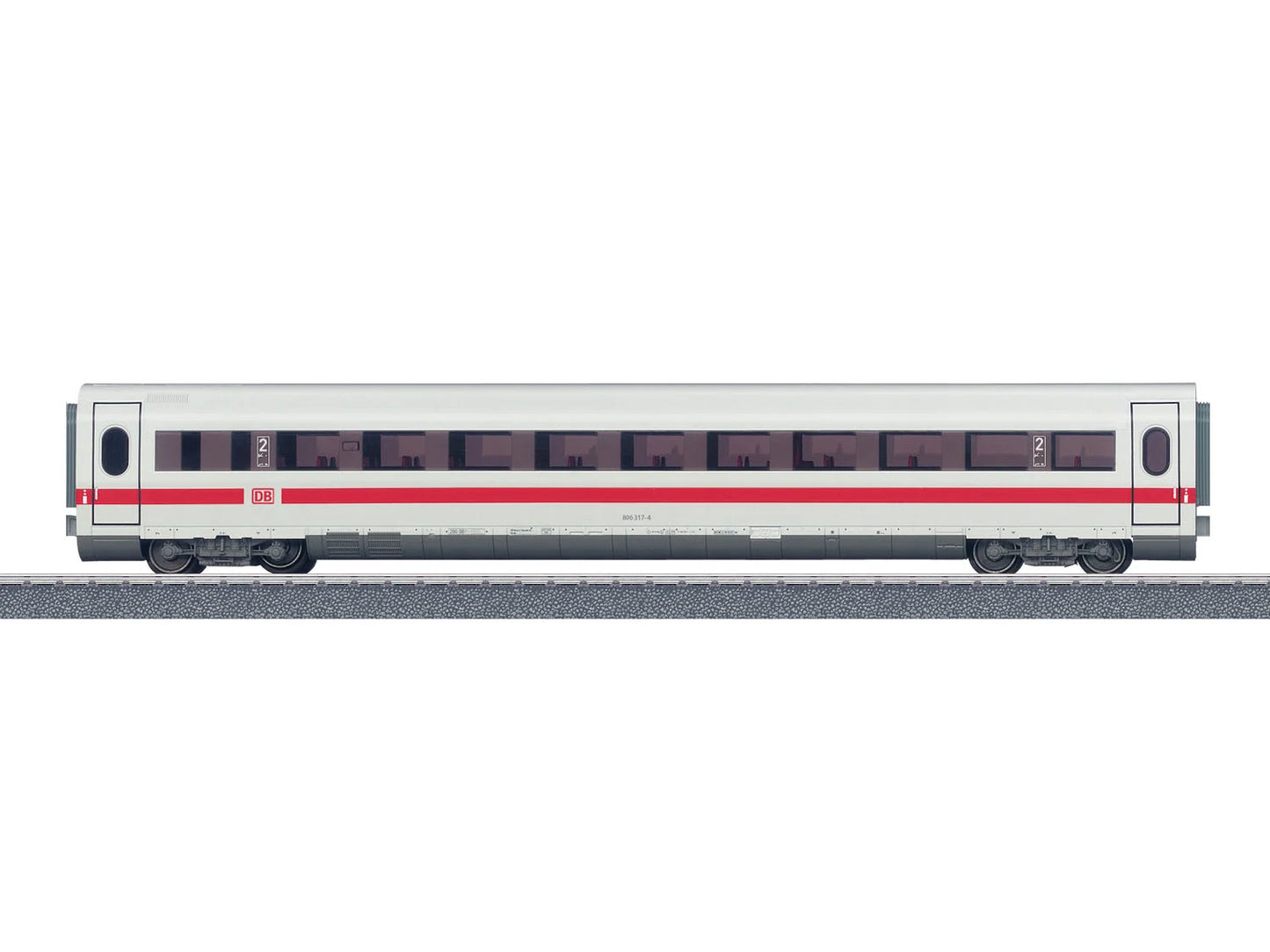 Marklin 41712 Start Up DBAG IC2 2nd Class Coach VI HO Gauge