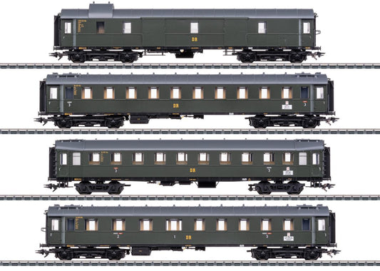 Marklin DR Saxon Pride Coach Set (4) III MN42514 HO Gauge