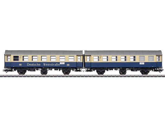 Marklin DB WG3yge835 German Wine Road Coach Set (2) IV MN43188 HO Gauge