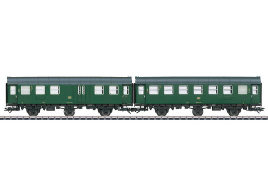 Marklin DB B3yge/BD3yg 2nd Class Classic Coach Set (2) III MN43196 HO Gauge