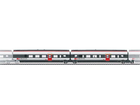 Marklin SBB RABe 501 022 Giruno Coach Set 3 (2) VI MN43453 HO Gauge