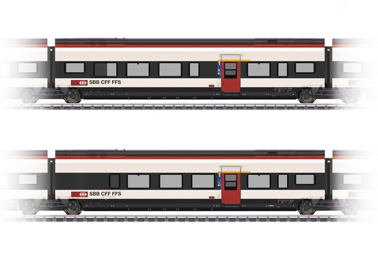 Marklin MN43463 SBB RABe501 Giruno Coach Set 3 (2) VI HO
