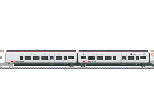 Marklin SBB RABe501 Giruno Coach Set 2 (2) HO Gauge 43467