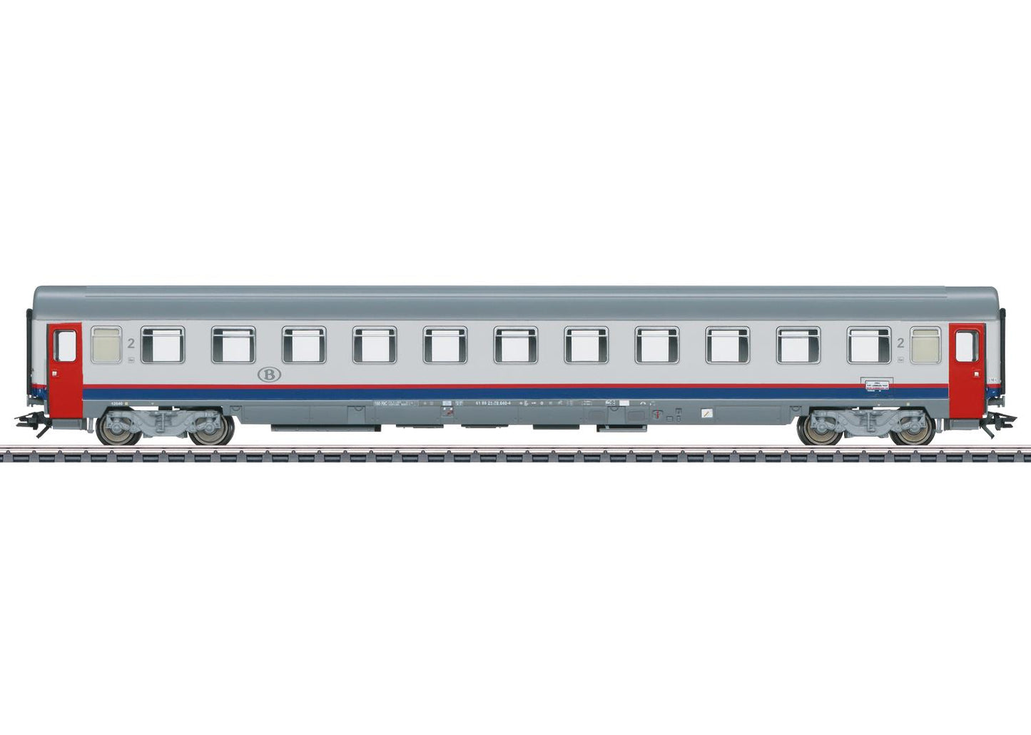 Marklin SNCB EC90 Vauban NI6 2nd Class Express Coach V HO Gauge 43524