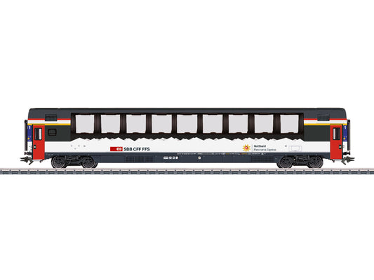 Marklin 43653 SBB EuroCity Apm 1st Class Panoramic Coach VI HO Gauge