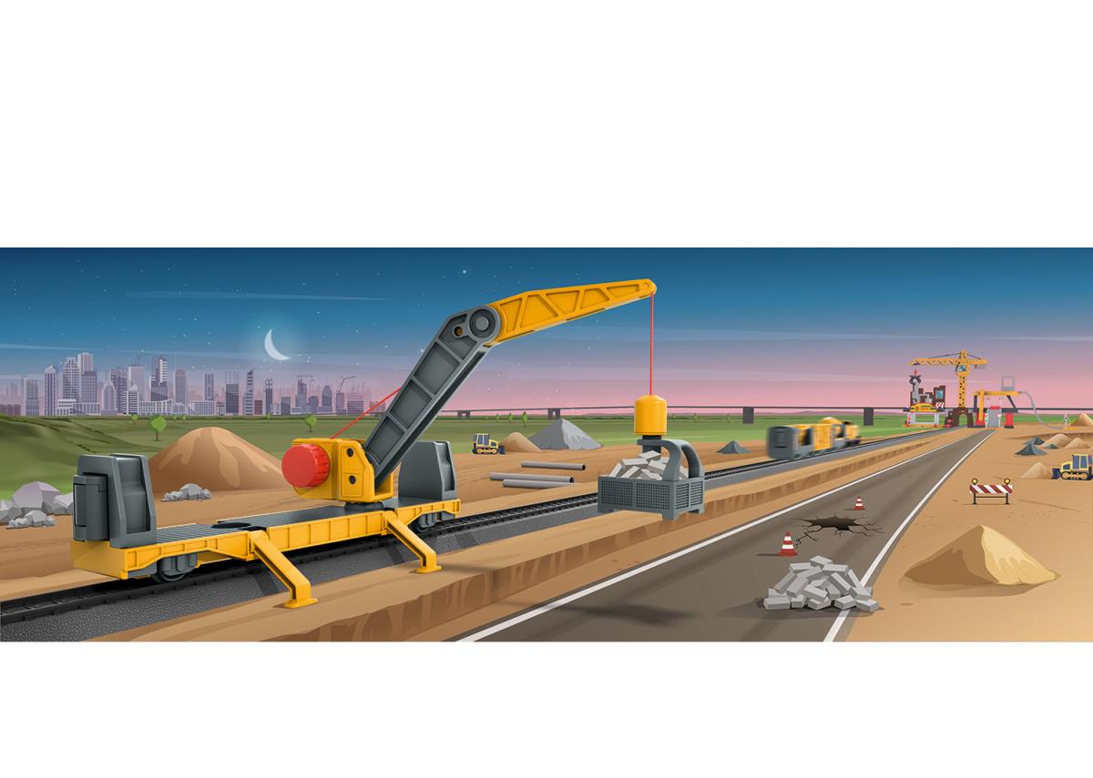 Marklin MyWorld Crane Wagon HO Gauge 44118