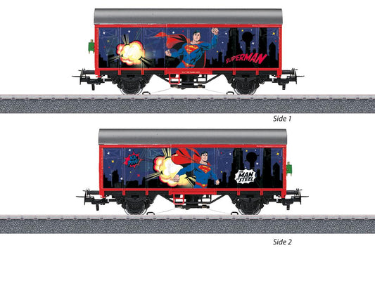 Marklin MN44825 Start Up Superheroes Superman Wagon w/Collectable Figure HO