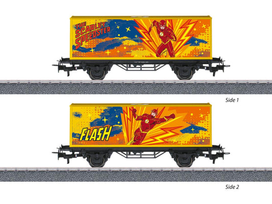 Marklin MN44829 Start Up Superheroes The Flash Wagon w/Collectable Figure HO