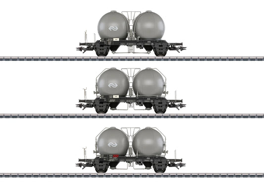 Marklin NS Ucs/USC-y Spherical Container Wagon Set (3) IV MN46632 HO Gauge