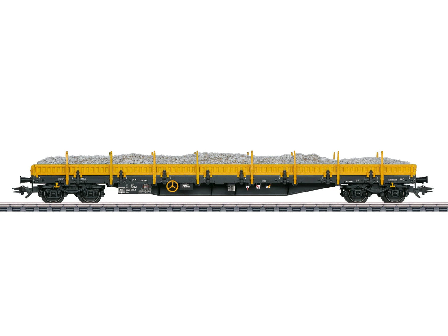Marklin 47168 OnRail Res Low Sided Bogie Wagon w/Ballast Load VI HO Gauge