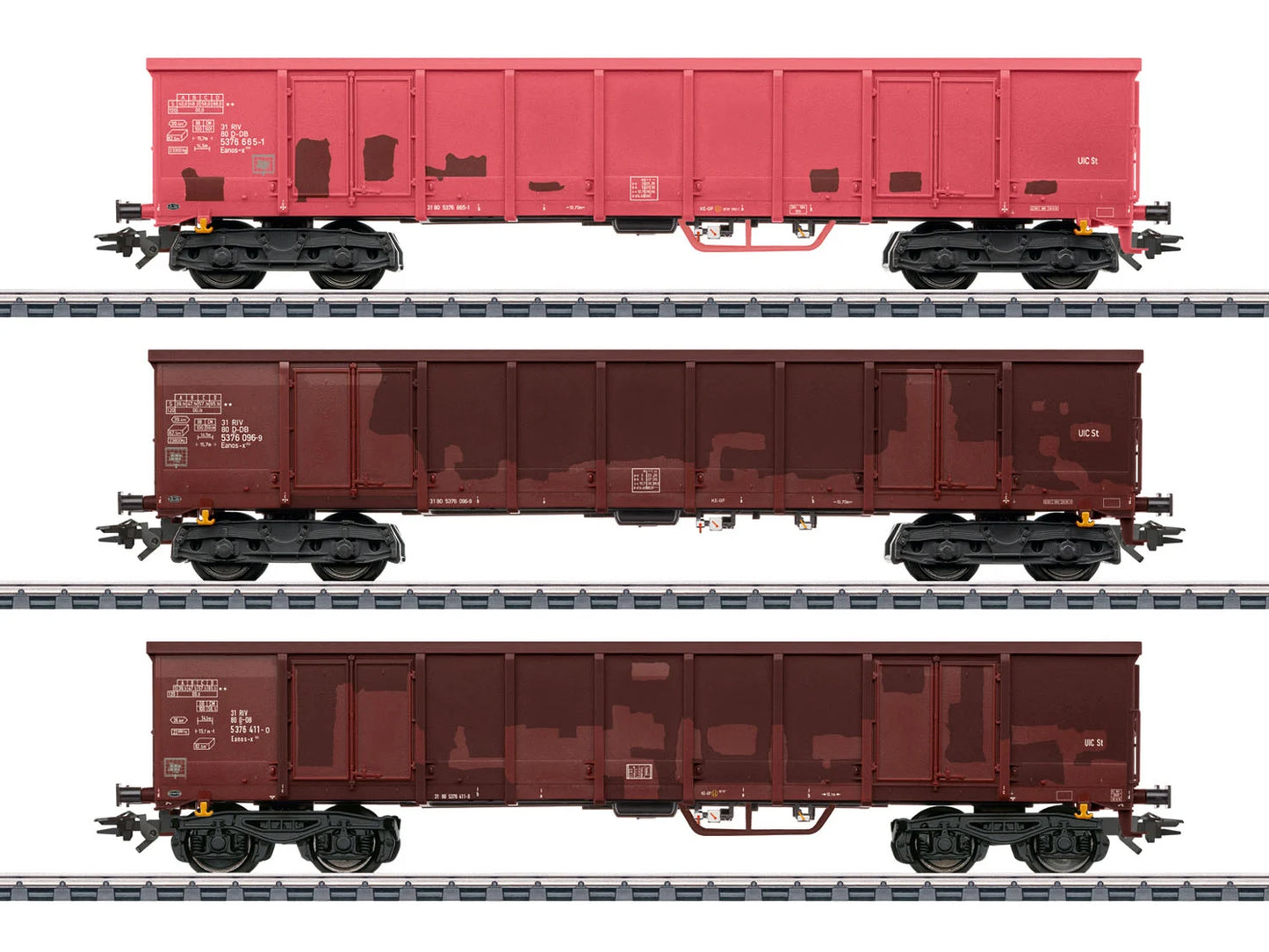 Marklin 47188 DBAG Eanos-x High Sided Gondola Set (3) VI HO Gauge