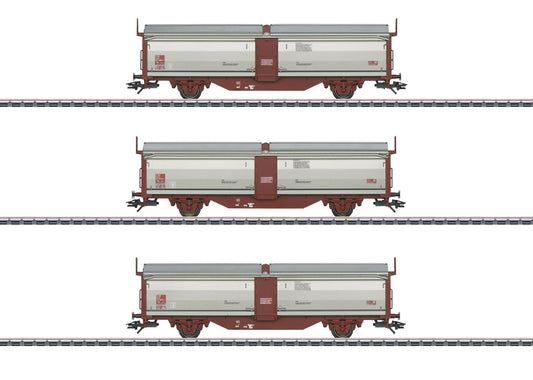 Marklin SJ Tbis Sliding Wall Wagon Set (3) IV MN47303 HO Gauge