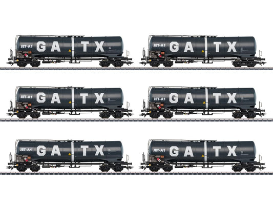 Marklin 47546 GATX Zans Bogie Tank Wagon Set (6) VI HO Gauge