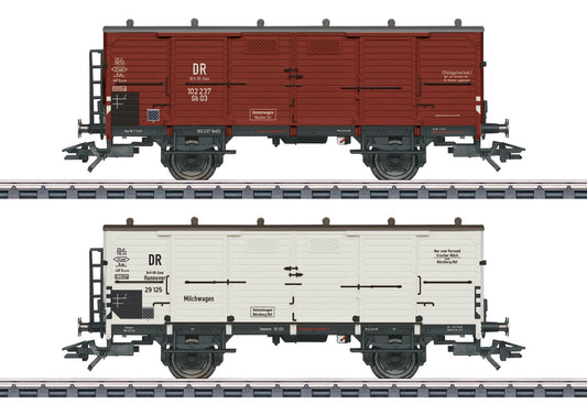 Marklin DR Milk Wagon Set (2) III MN48818 HO Gauge