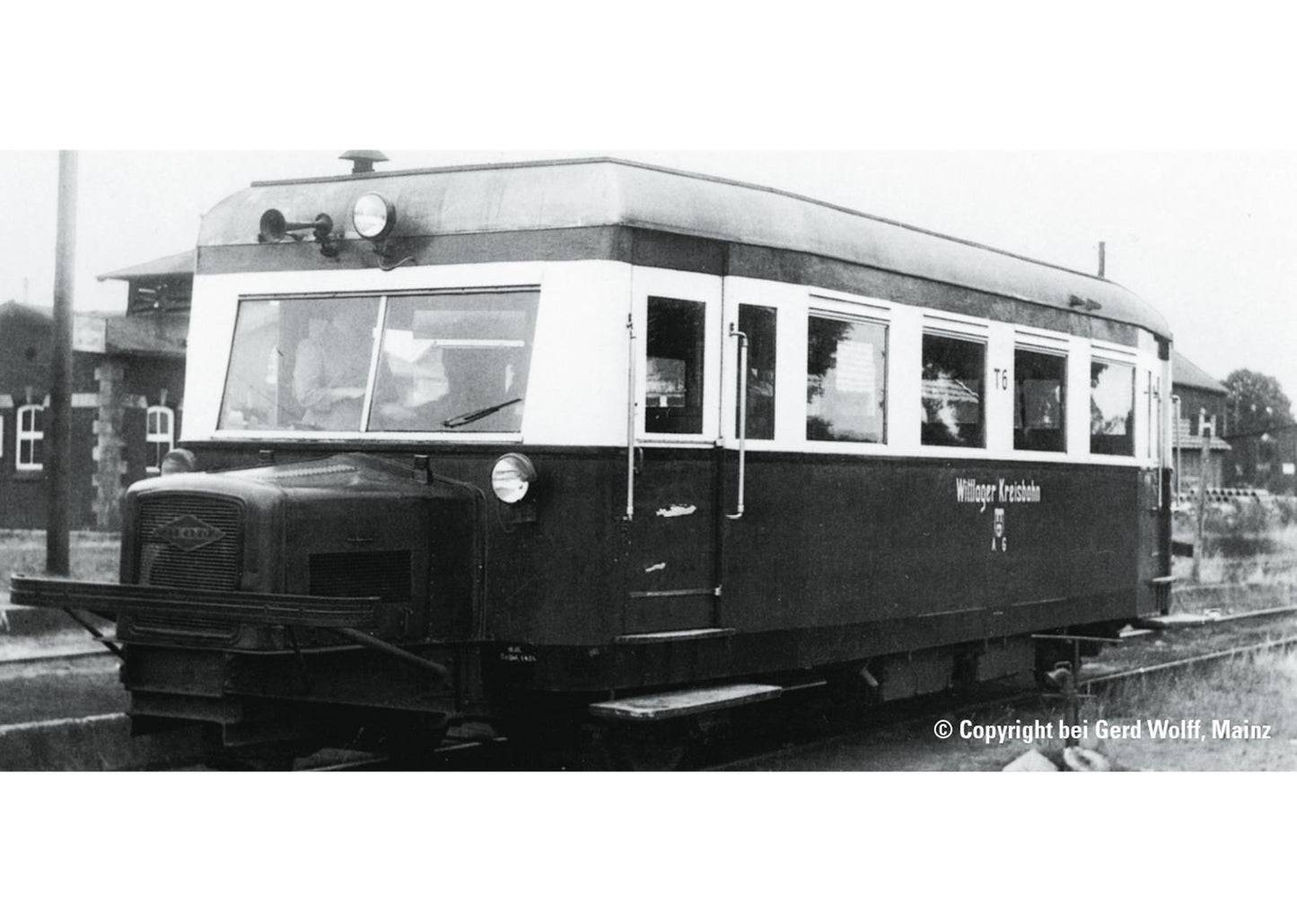 Marklin WKB Cvt-34 Wismar T6 Diesel Railcar III (~AC-Sound) MN55134 1 Gauge