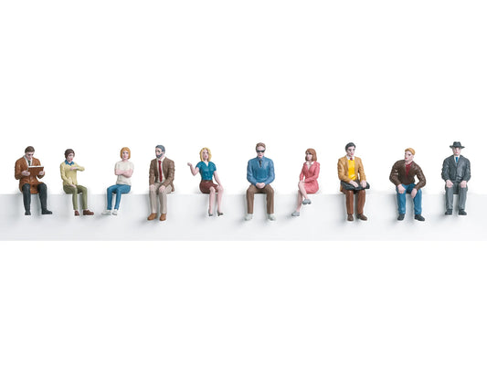 Marklin Sitting Passengers (10) Figure Set MN56409 1 Gauge
