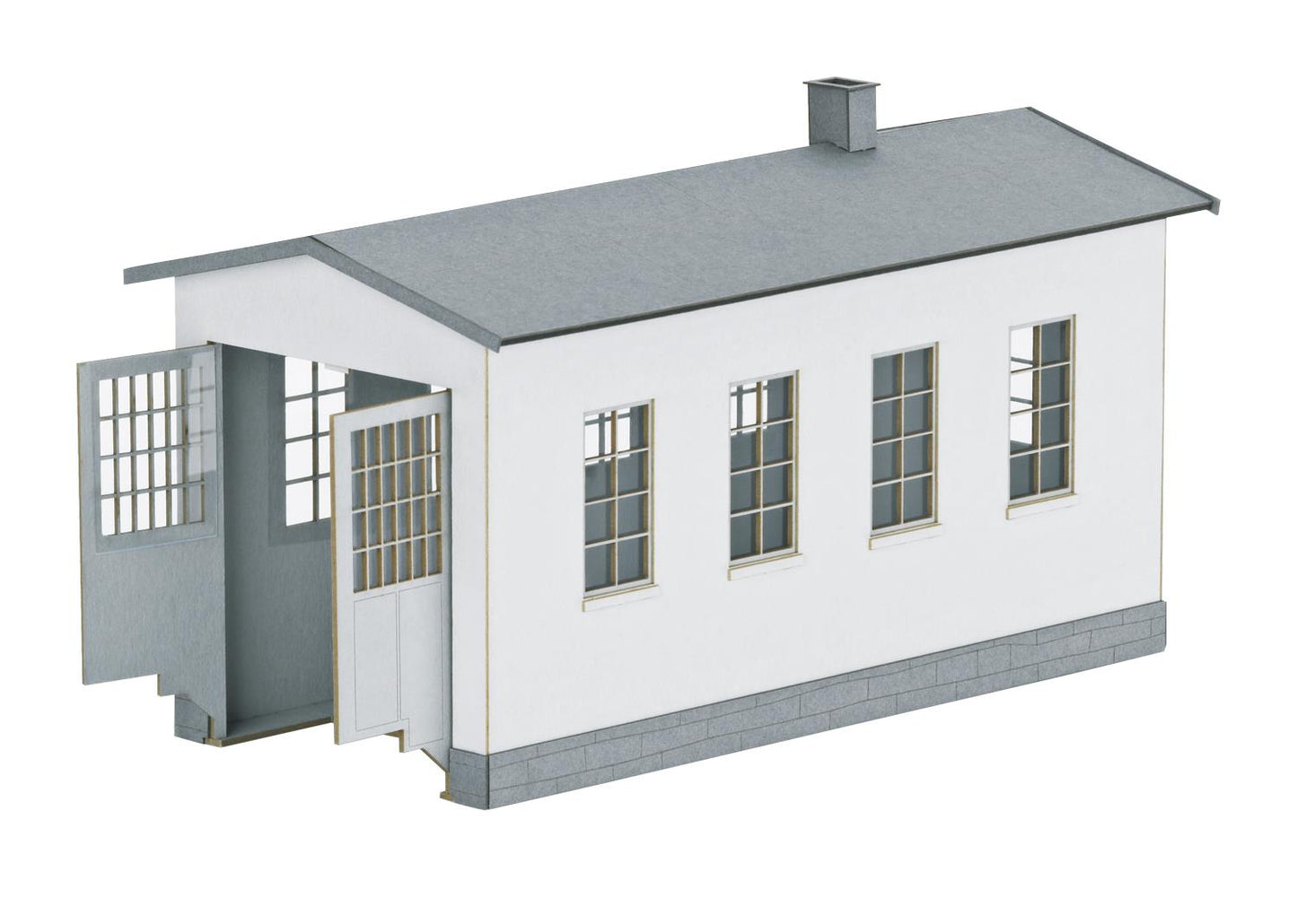 Marklin Small Locomotive Shed Laser Cut Kit MN72178 HO Gauge