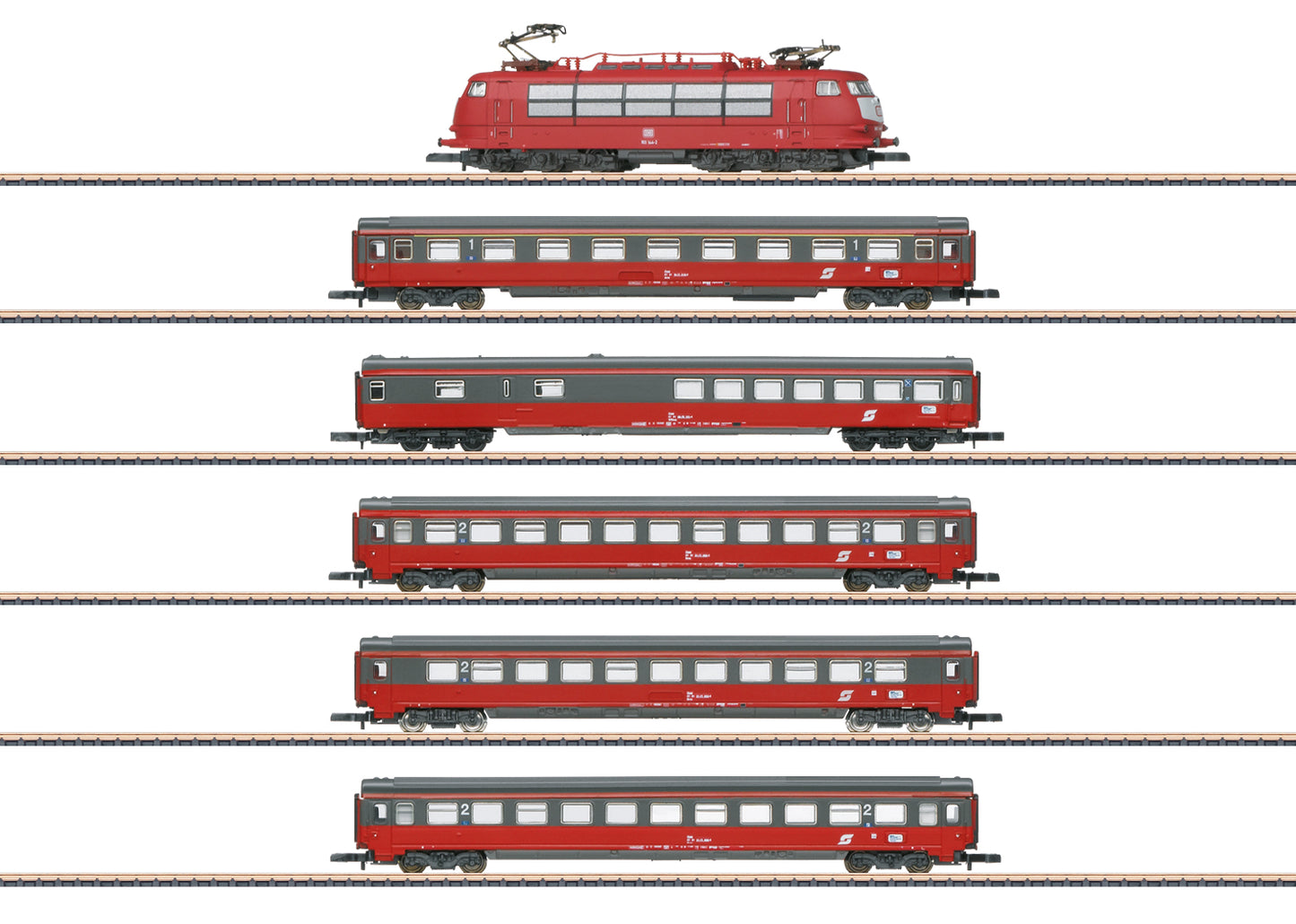 Marklin DBAG BR103.1 EC64 Mozart Train Pack V Z Gauge MN81282
