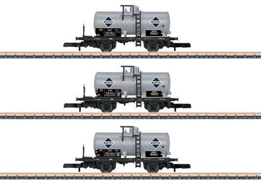 Marklin MN82320 Martha Tank Wagon Set (3) III Z Scale