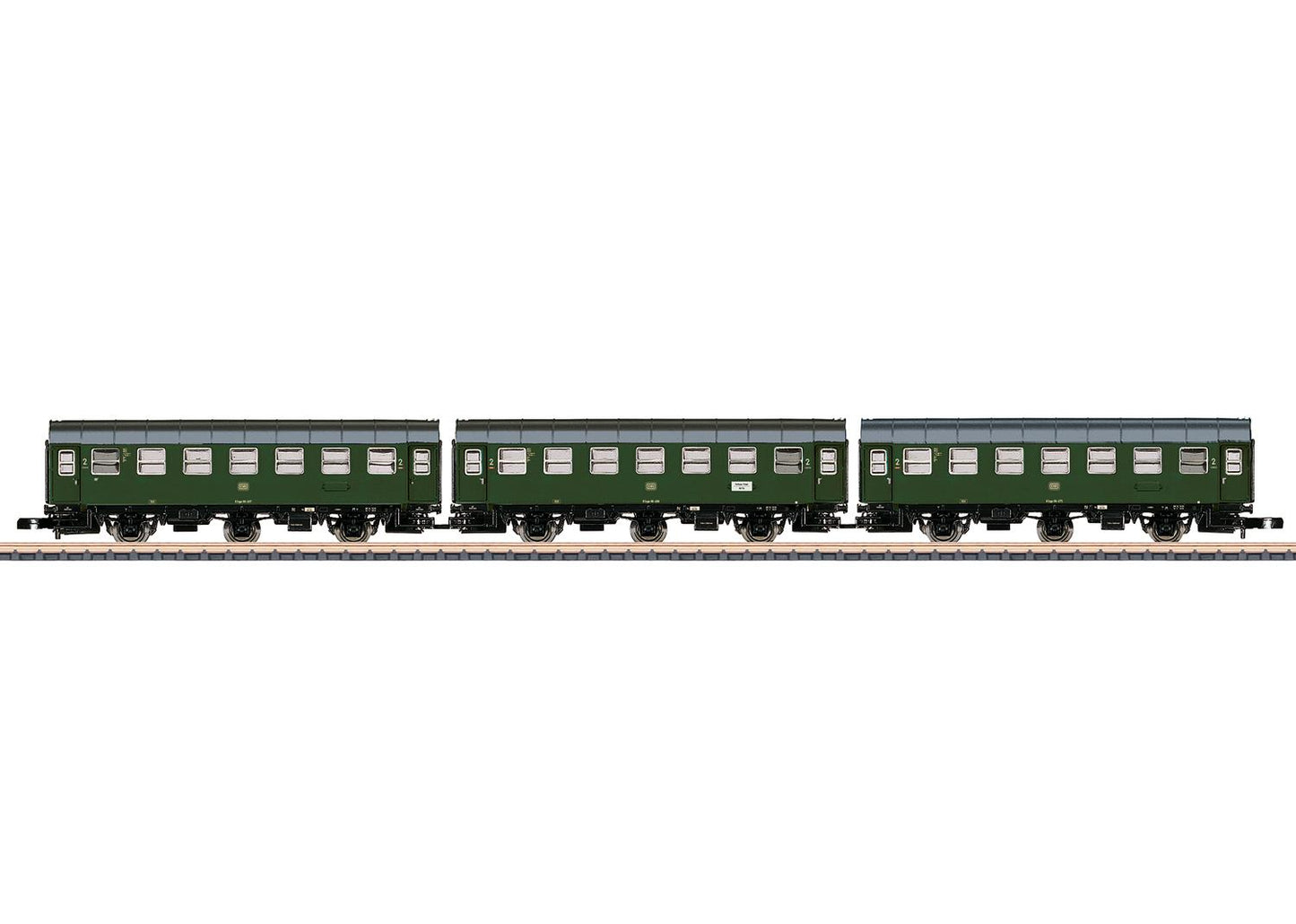 Marklin MN87062 DB Rebuilt Commuter Coach Set (3) IV Z Scale