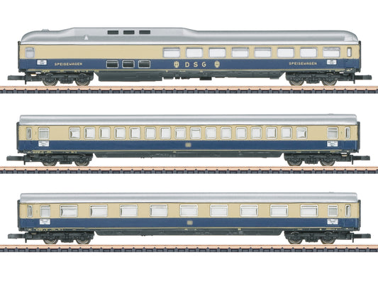 Marklin 87284 DB Rheingold Express Coach Set (3) III Z Gauge