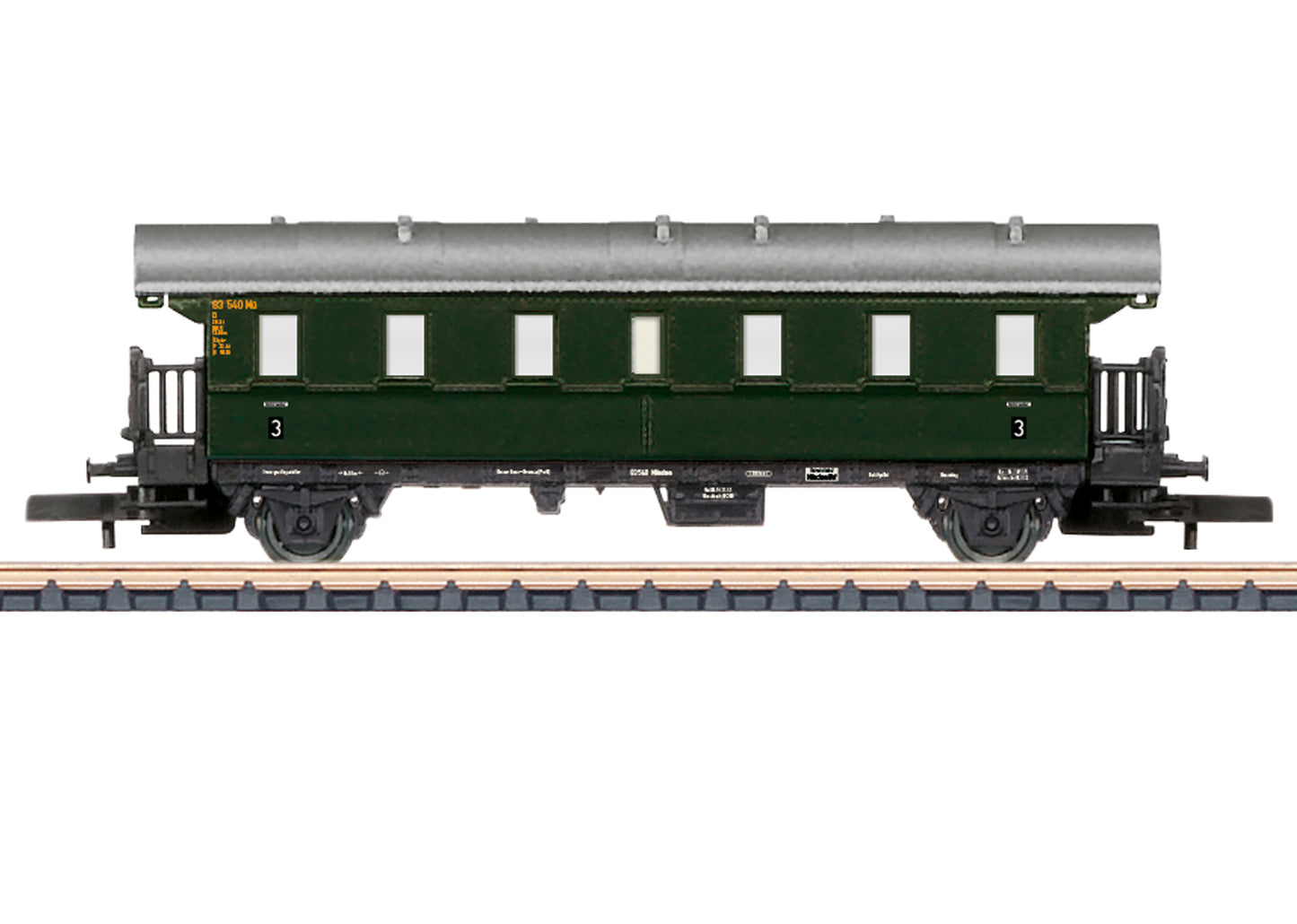 Marklin MN87512 DB Bi 2nd Class Thunderbox Coach III Z Scale