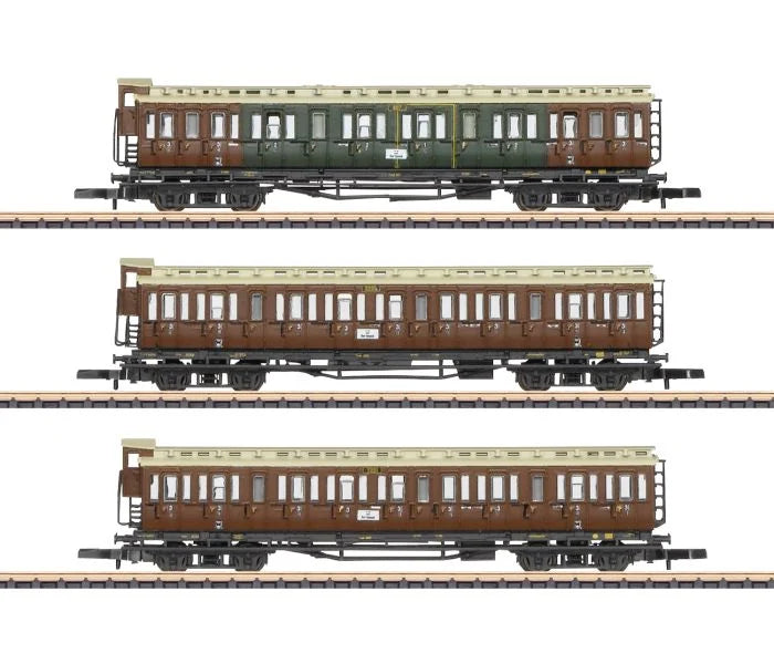 Marklin KPEV Coach Set (3) I MN87568 Z Gauge