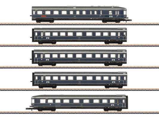 Marklin 87615 DB Blauer Enzian Express Coach Set (5) III Z Gauge