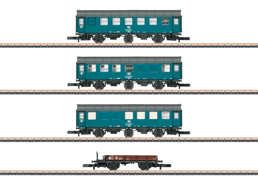 Marklin DB Construction Train Rolling Stock Set (4) IV MN87762 Z Gauge