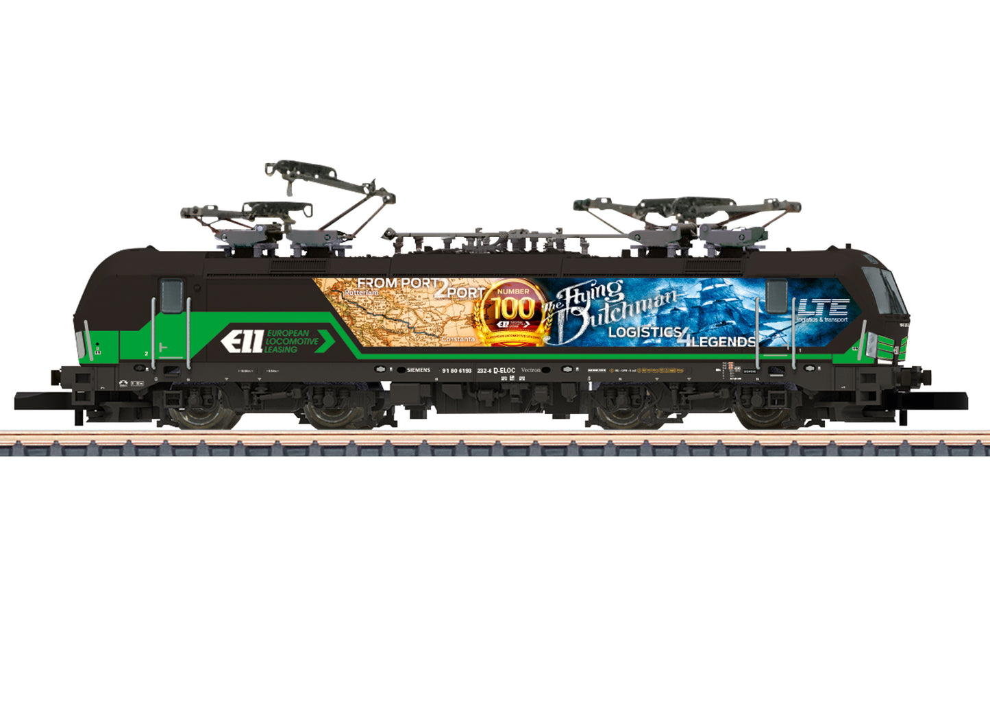 Marklin ELL/LTE BR193 Flying Dutchman Electric Locomotive VI MN88233 1:220