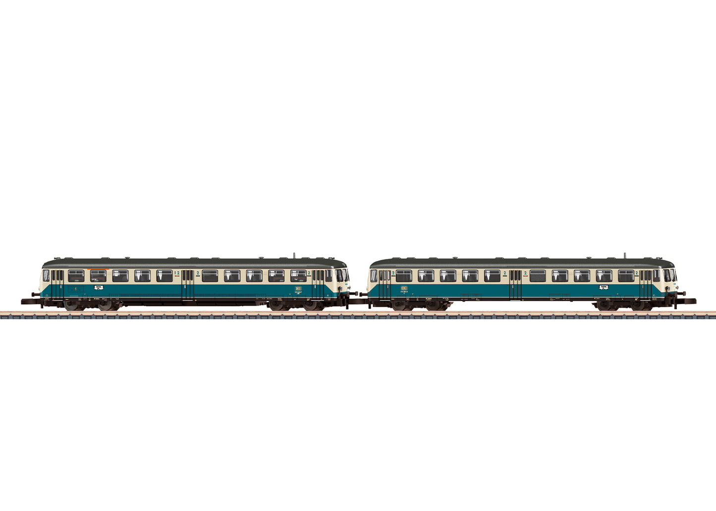 Marklin DB BR515/815 Battery Powered Railcar & Trailer IV Z Gauge 88251
