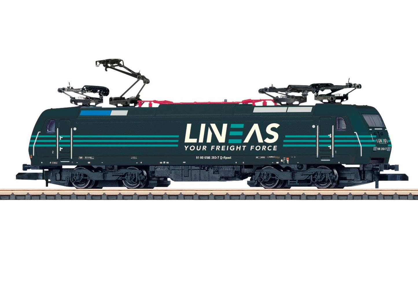 Marklin Lineas BR186 Traxx Electric Locomotive VI MN88487 1:220