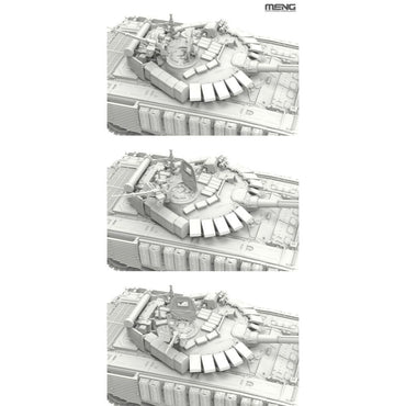 Meng 72-007 Russian Main Battle Tank T-72B3M 1:72 Model Kit